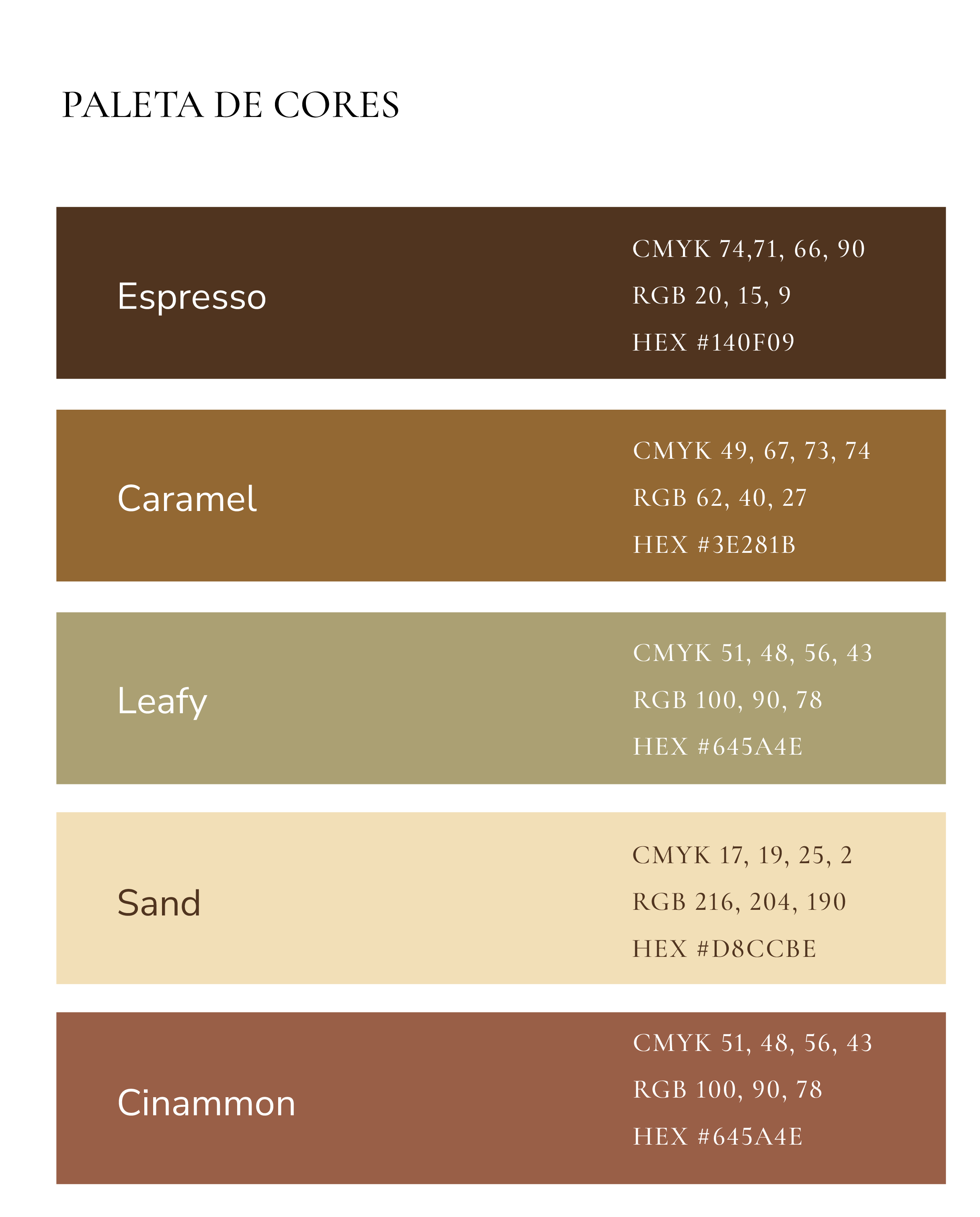 Paleta de cores